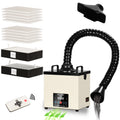 MN01 Desktop Fume Extractor 155 CFM Airflow • 3-Layer Filtration • LCD Display • Filter Change Reminder • Remote Control